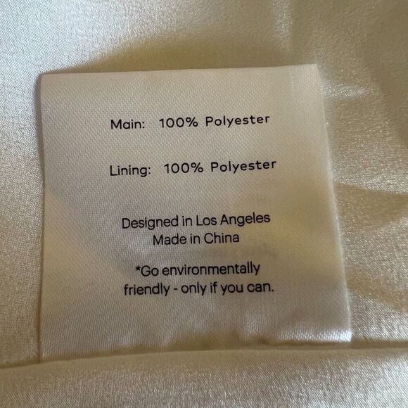 Fame and Partners Custom Draped Front Slip Dress - Picture 13 of 13